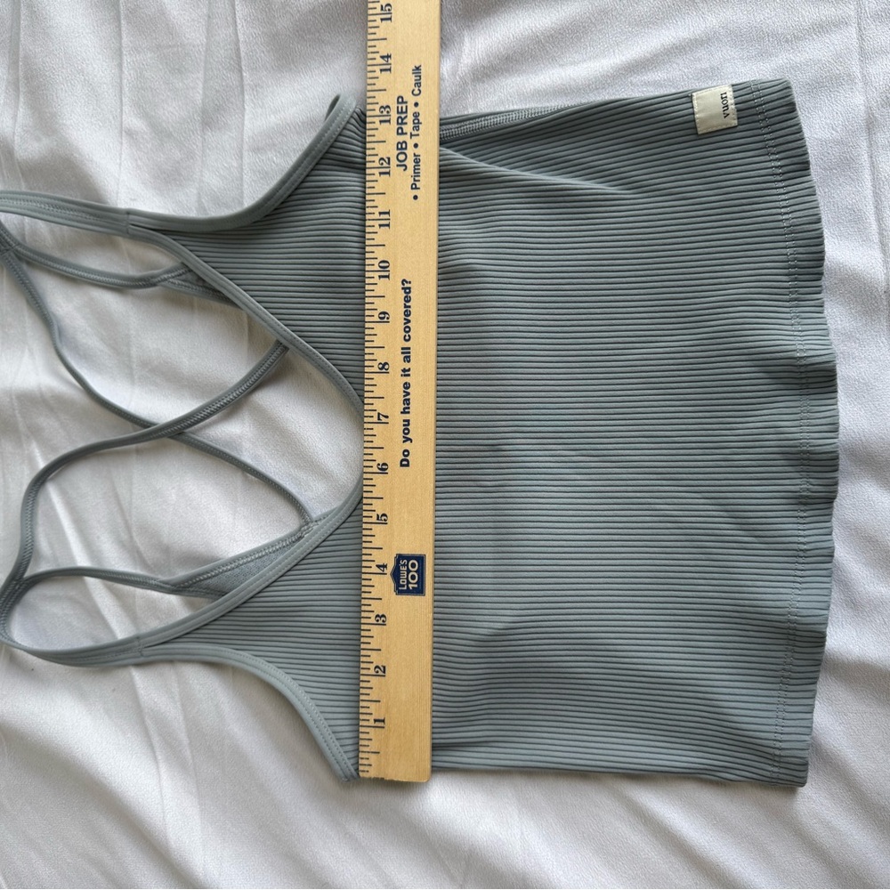Vuori Gray Ribbed Bra - Picture 5 of 5